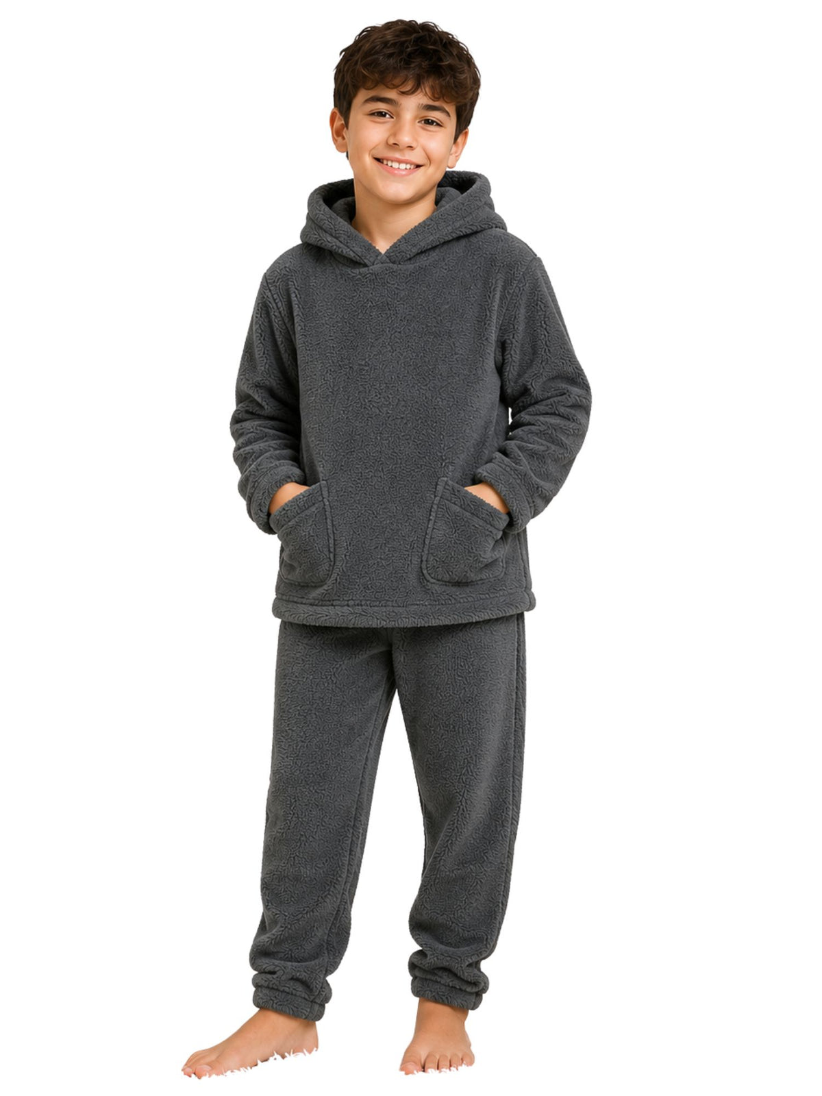 بيجامة Polar Cozy Grey شتوي
