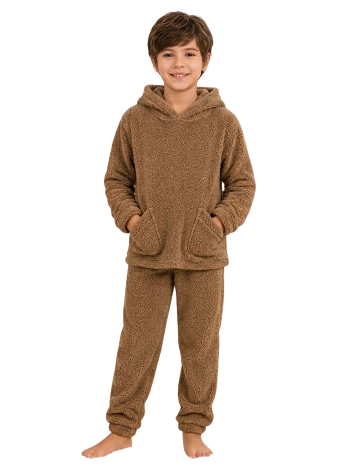 بيجامة Polar Cozy Brown شتوي