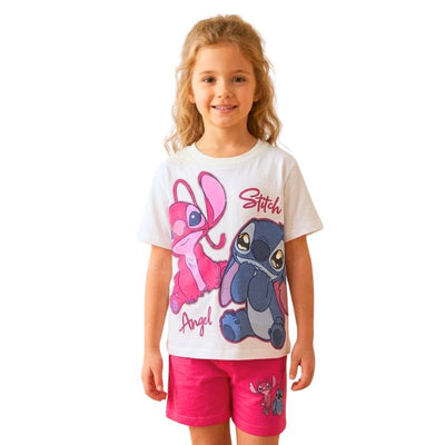 بيجامة Stitch صيفي بناتي