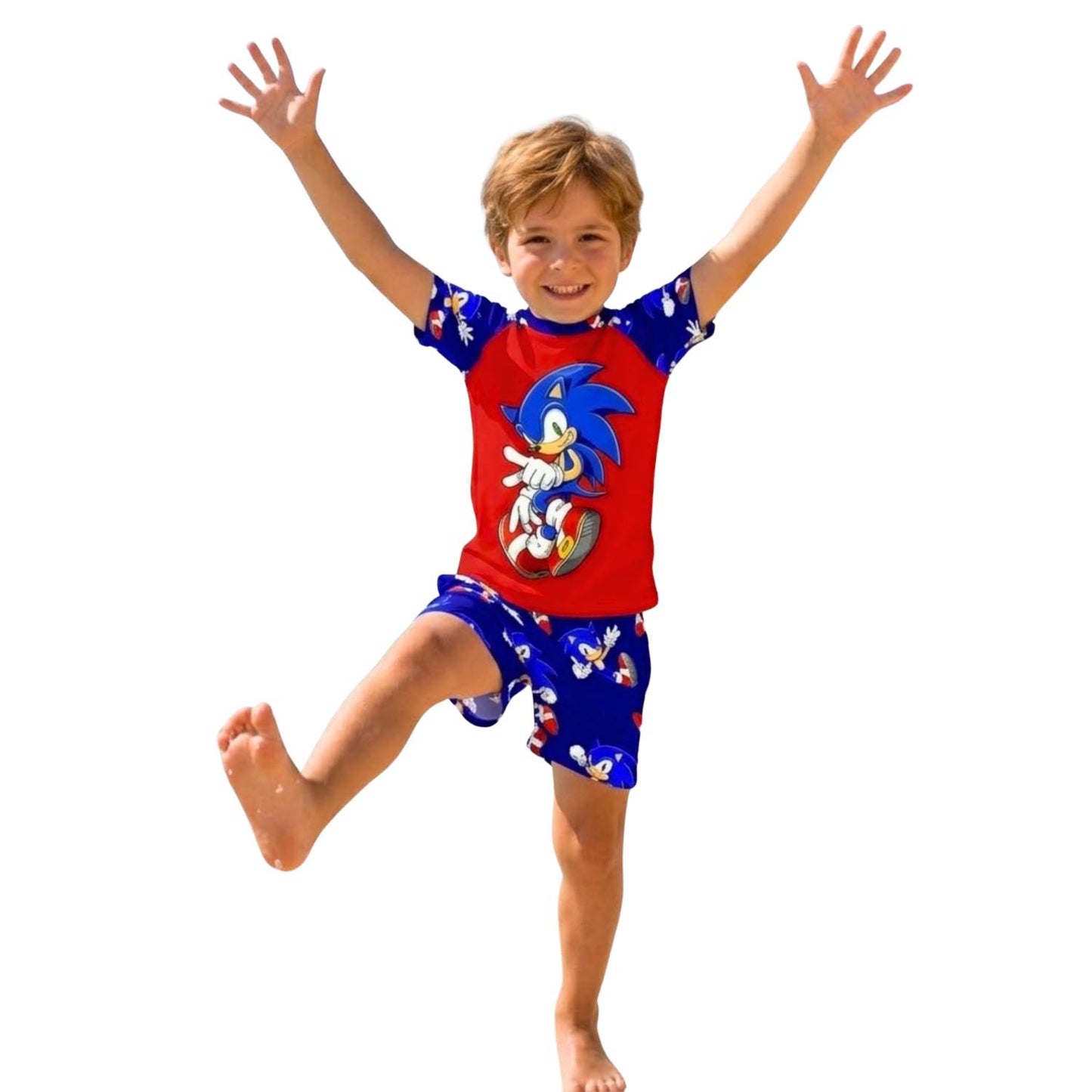 Cotton Hub Speed Rush Summer Swimsuit for Boys