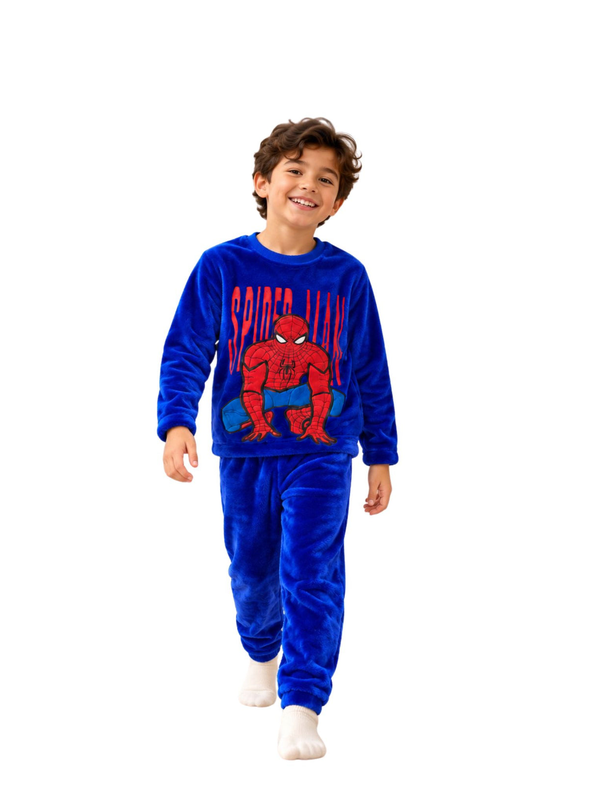 بيجامة Blue Spider Hero شتوي أولادي