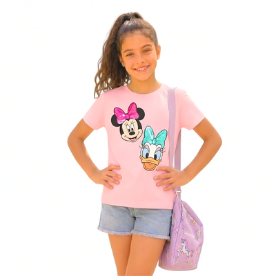 تيشيرت Minnie & Daisy صيفي بناتي