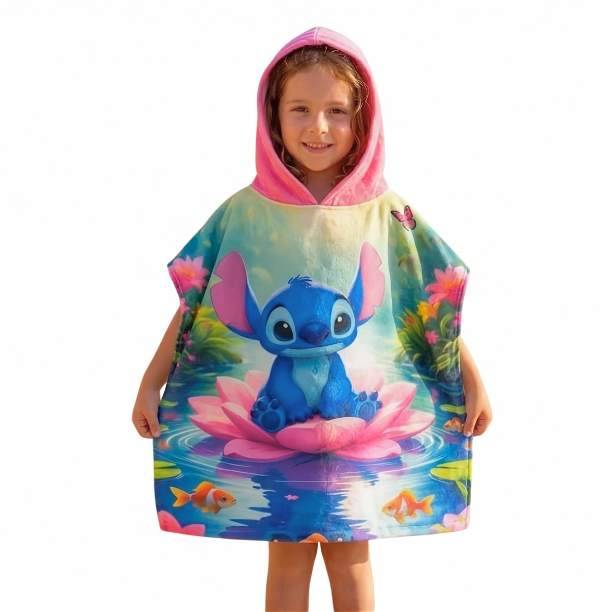 بونشو Stitch Blossom بناتي صيفي