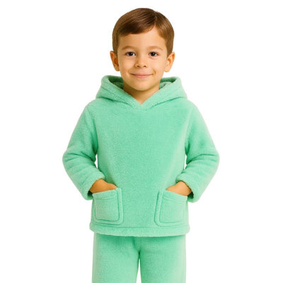 بيجامة تركواز شتوي اولادي