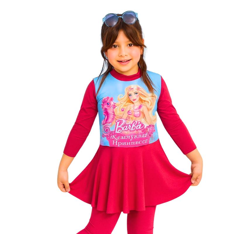 Barbie girls' swimsuit