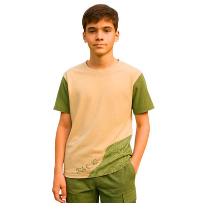 Boys' summer patterned set