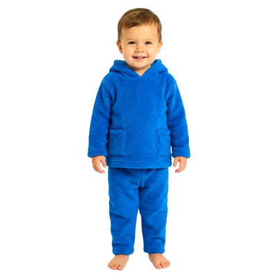 Baby boy winter blue pajamas