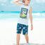 Boys' Summer Surfing Shark Pajamas