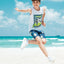 Boys' Summer Surfing Shark Pajamas