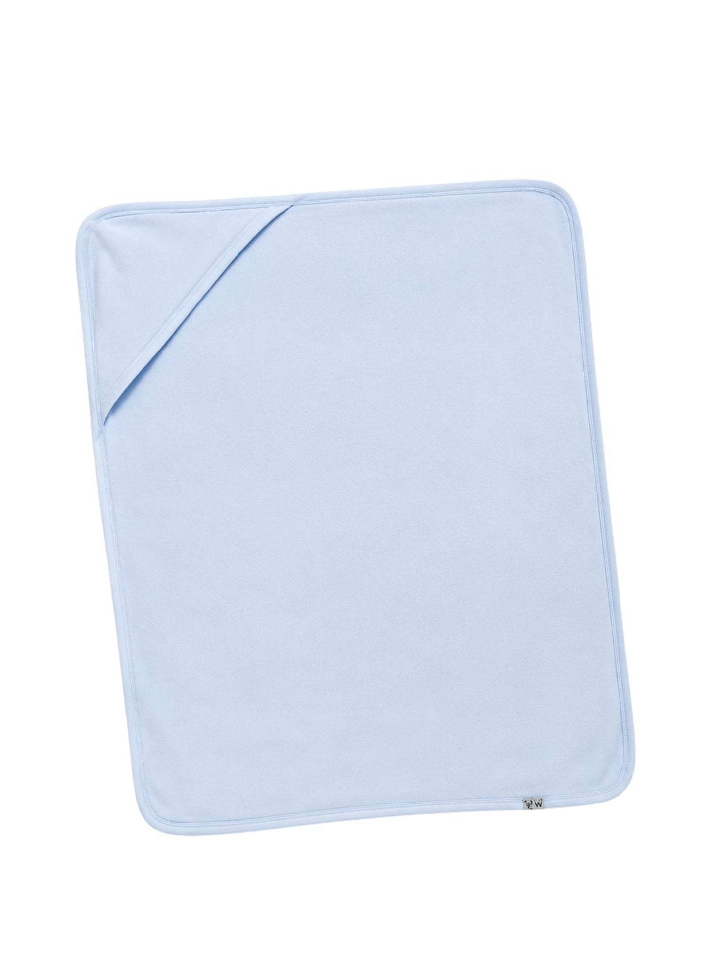 كوفرتة مواليد Baby Blue بغطاء رأس