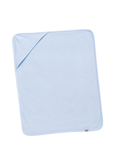 Baby Blue Hooded Baby Receiving Blanket