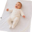 كوفرتة مواليد بناتي Warm White بغطاء رأس