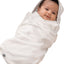 كوفرتة مواليد Plain White بغطاء رأس