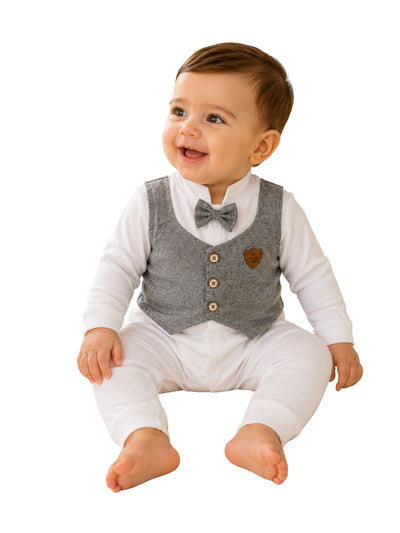 سالوبيت بيبي أولادي Little Gentleman Grey قطن