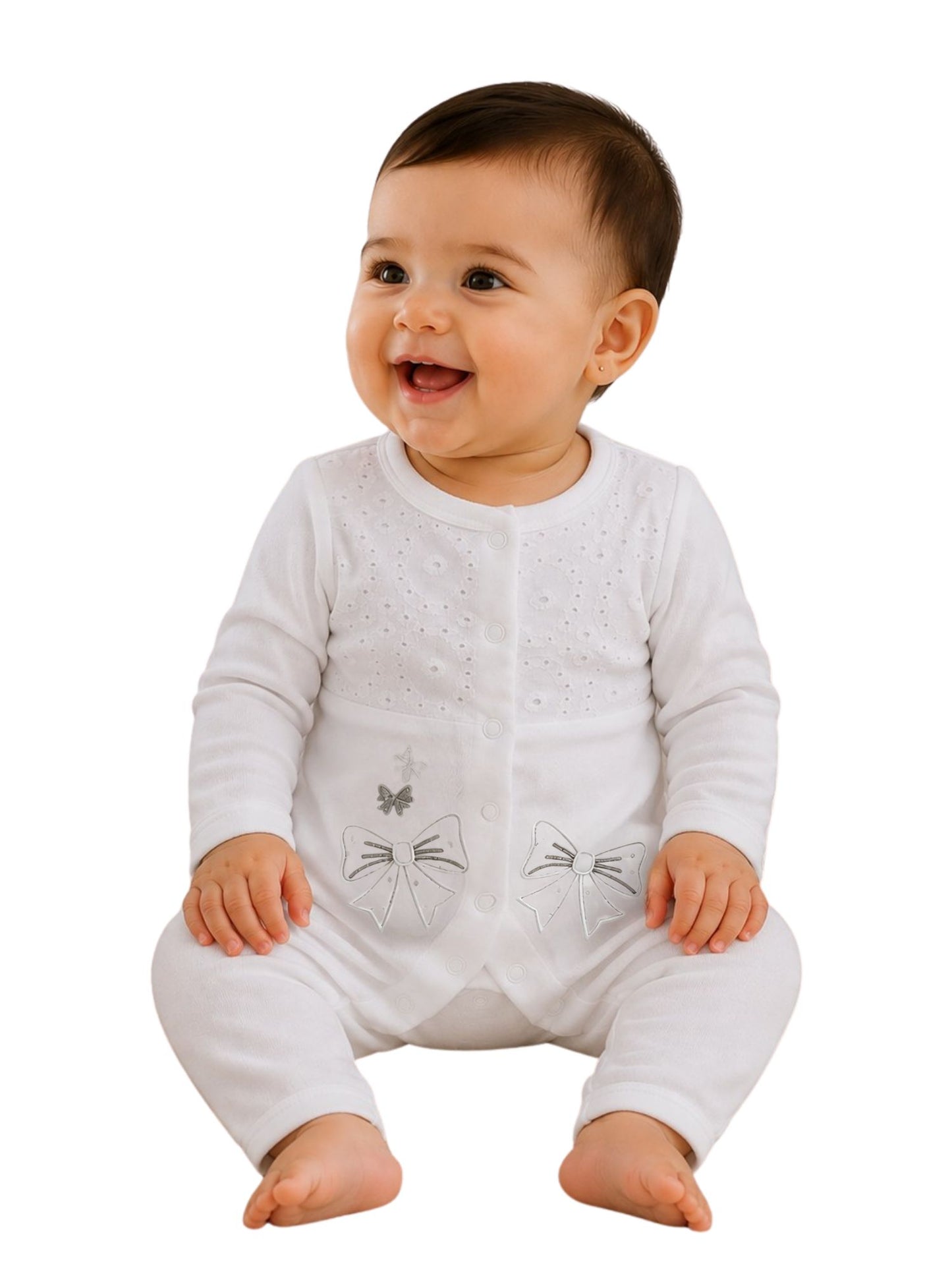 سالوبيت بيبي بناتي Bow & Butterfly قطن