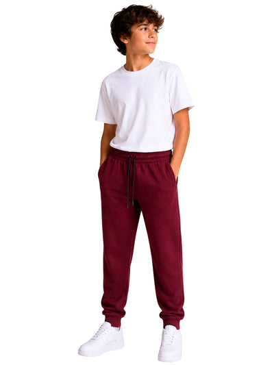 Maroon Summer Melton Trousers