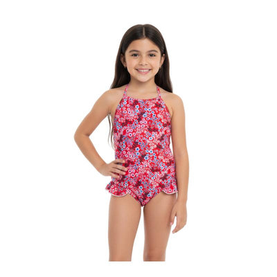 Girls' one-piece swimsuit