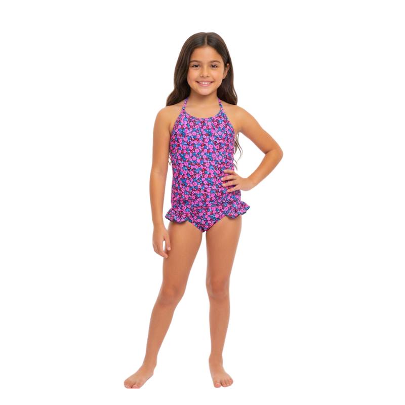 Girls' one-piece swimsuit