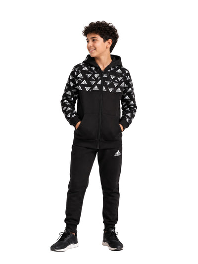 Boys' white autumn tracksuit