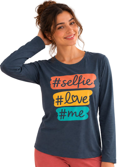 Women’s Selfie Mood Fall Pajama Set