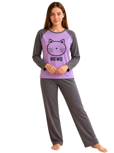 Mewo Women's Autumn Pajamas