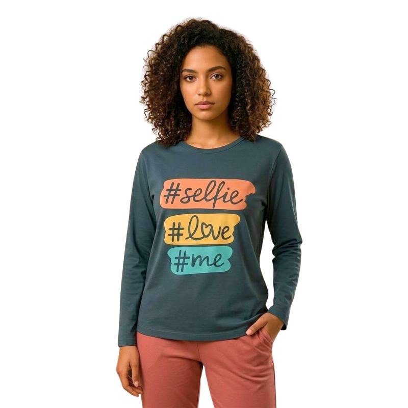Women's Autumn Selfie Pajamas