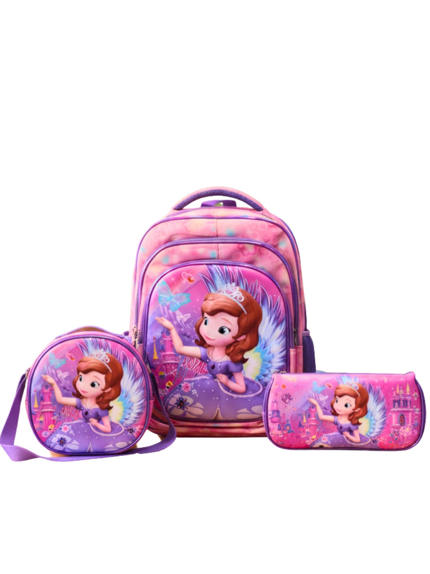 طقم شنطة مدرسية Little Princess