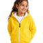 سويت شيرت Arctic Zip Yellow شتوي مبطن فرو