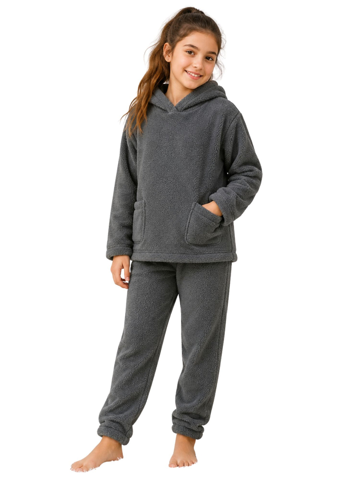 بيجامة Polar Cozy Grey شتوي