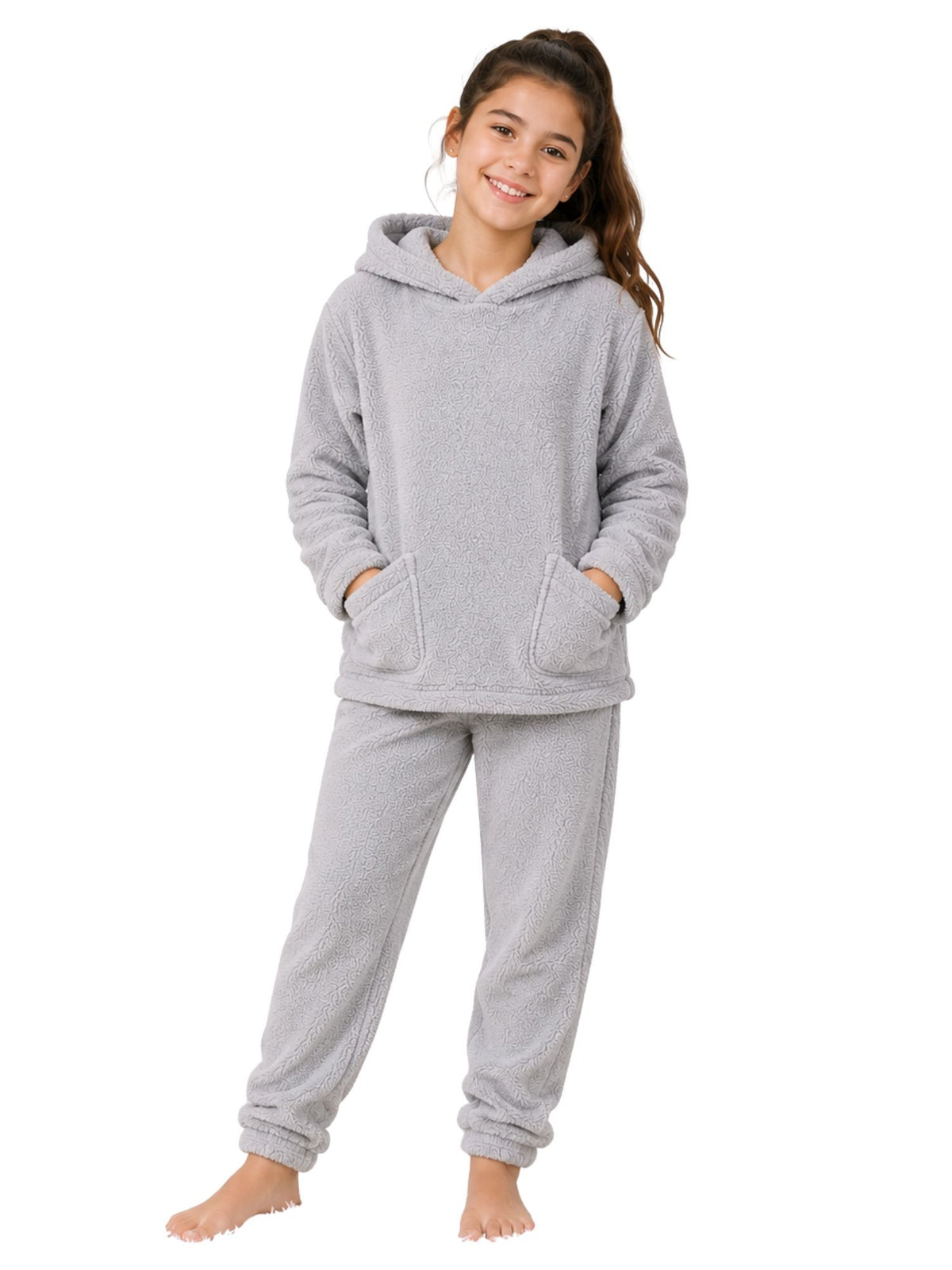 بيجامة Polar Cozy Silver شتوي بناتي