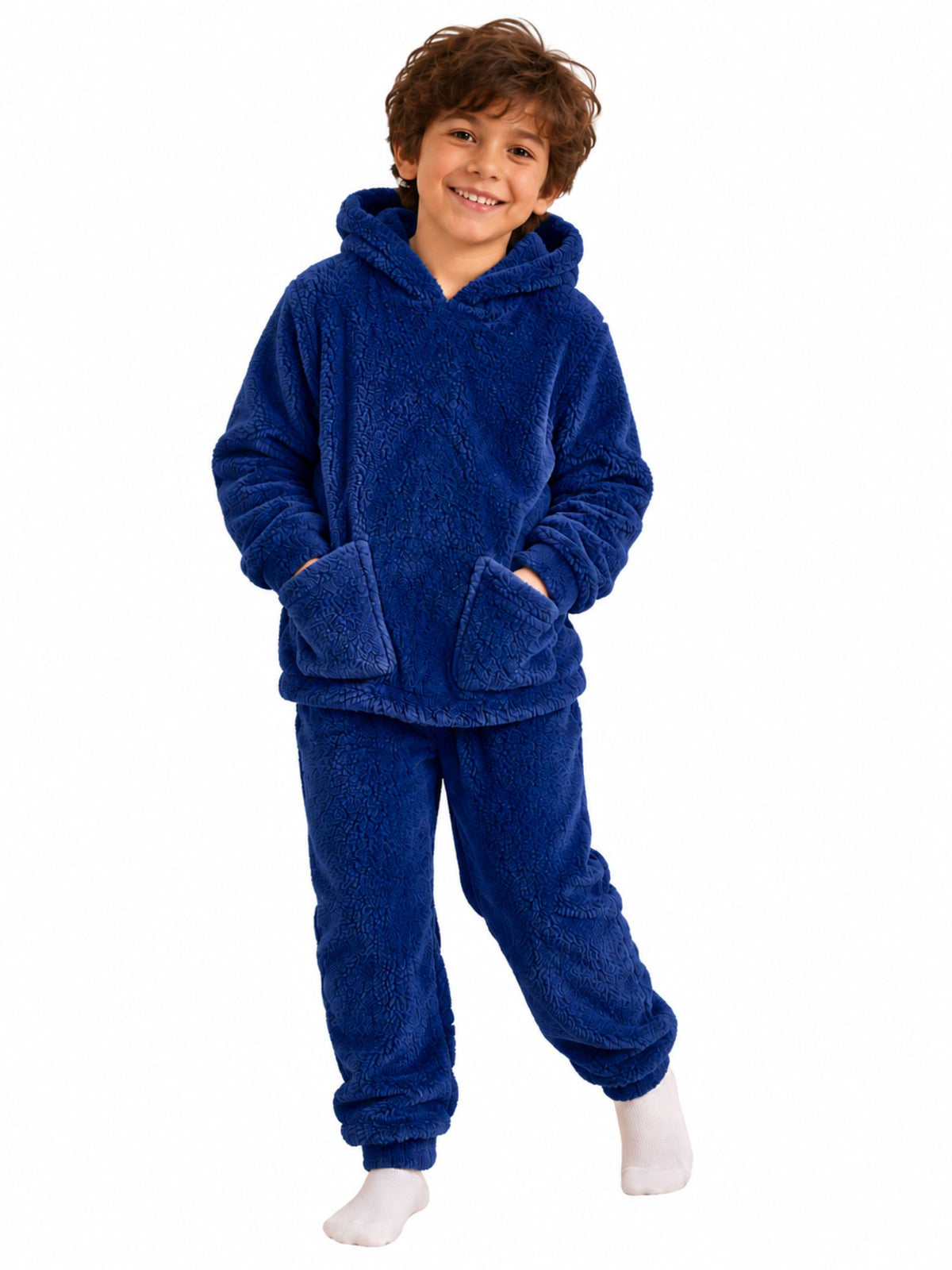 بيجامة Polar Cozy Navy Blue شتوي
