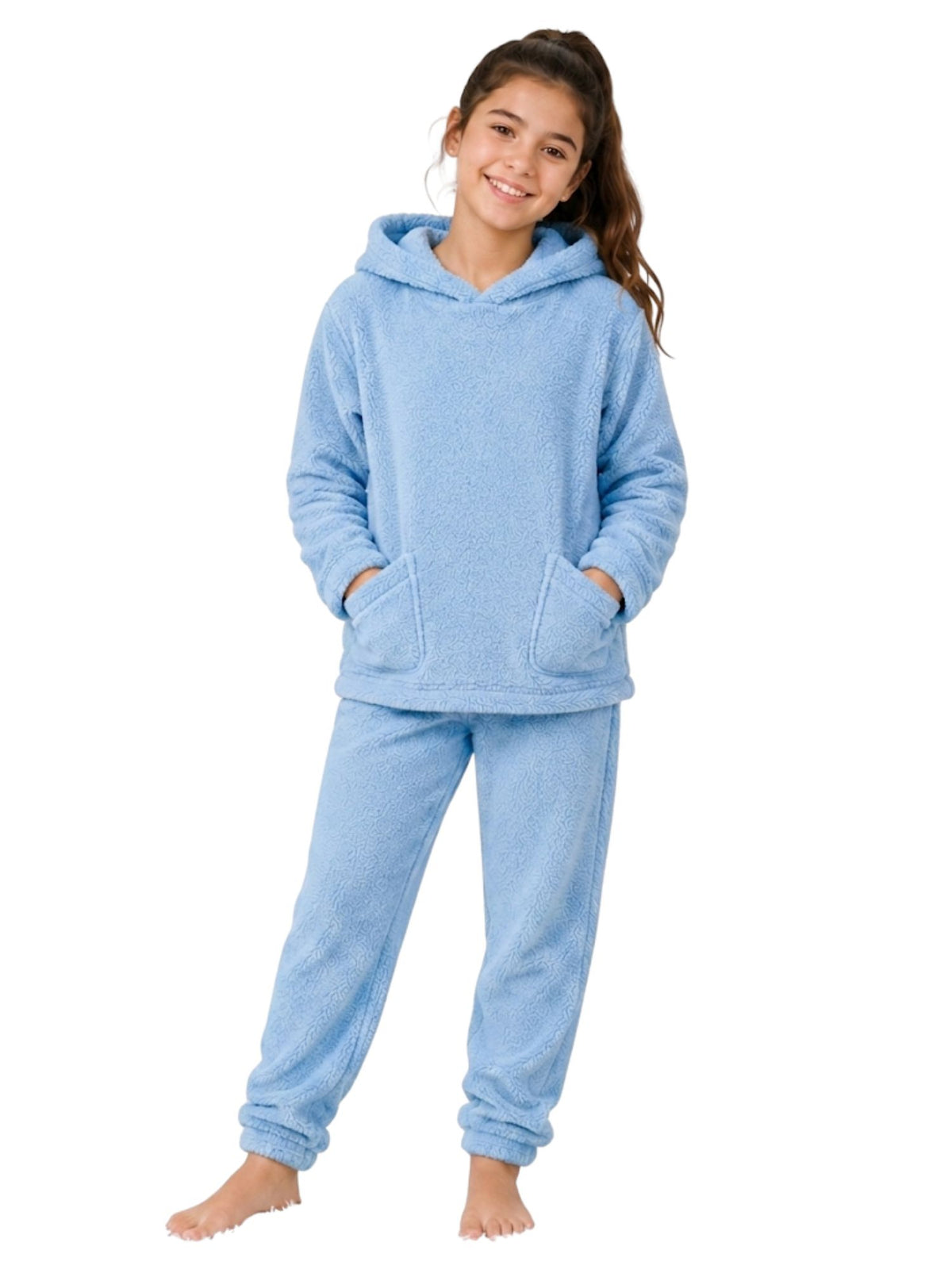 بيجامة Polar Cozy Baby Blue شتوي