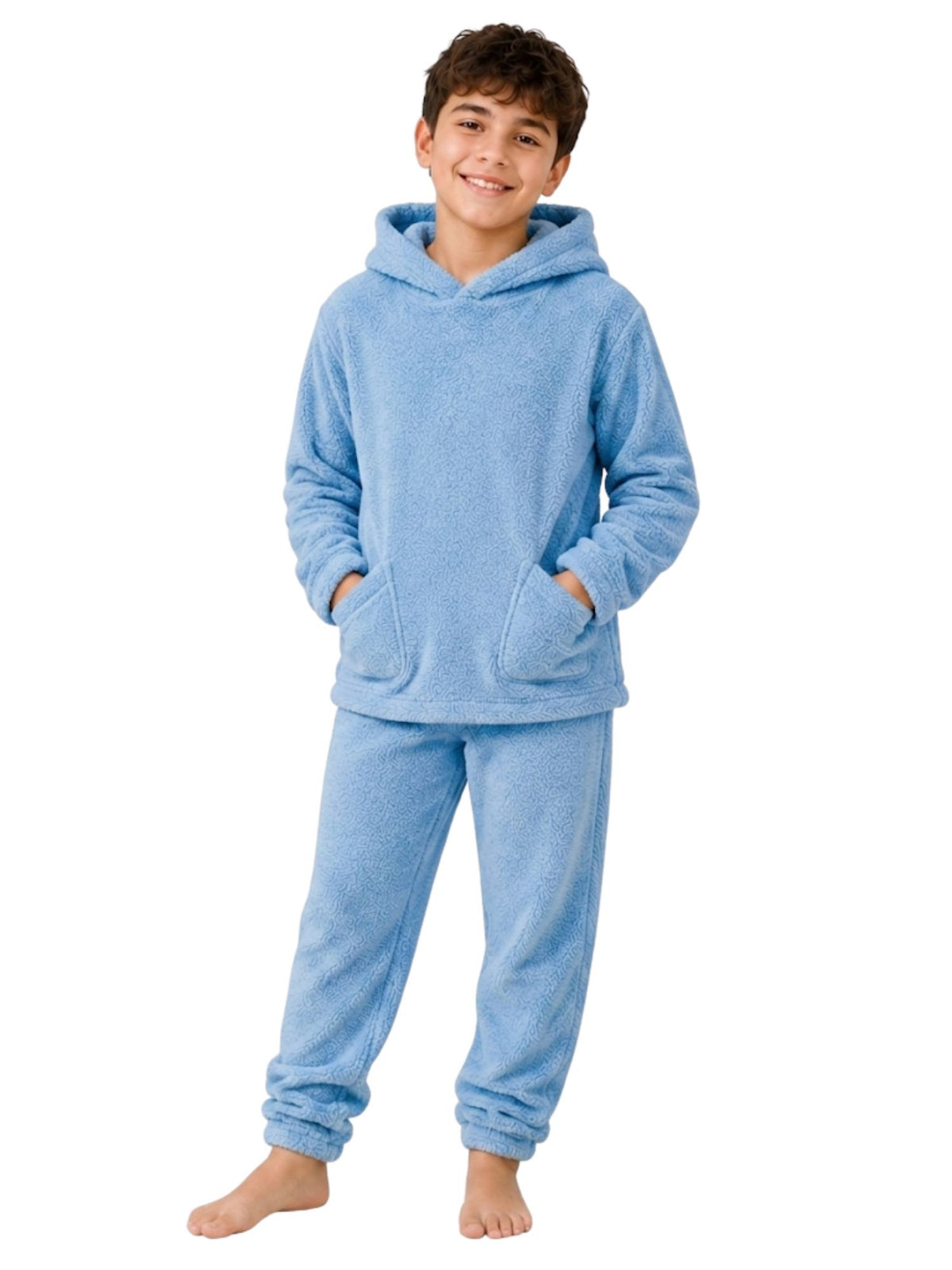بيجامة Polar Cozy Baby Blue شتوي