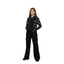 Autumn embossed wide-leg tracksuit