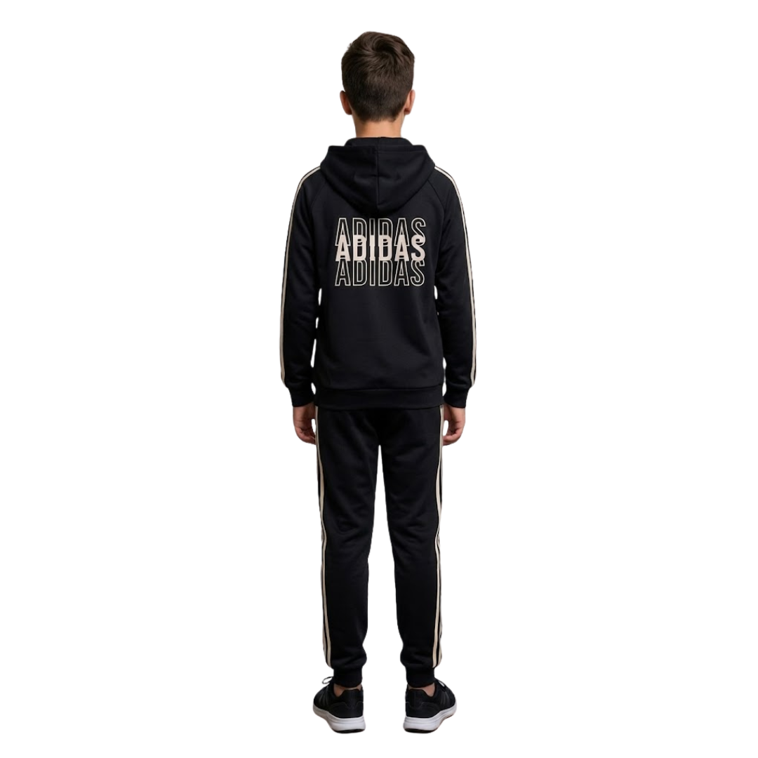 Boys' black autumn tracksuit