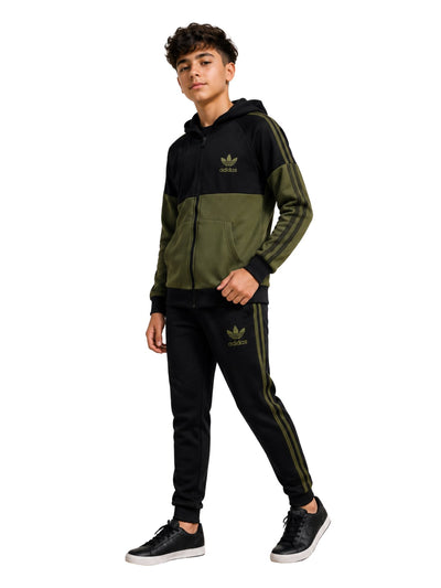 Olive green athletic fall set