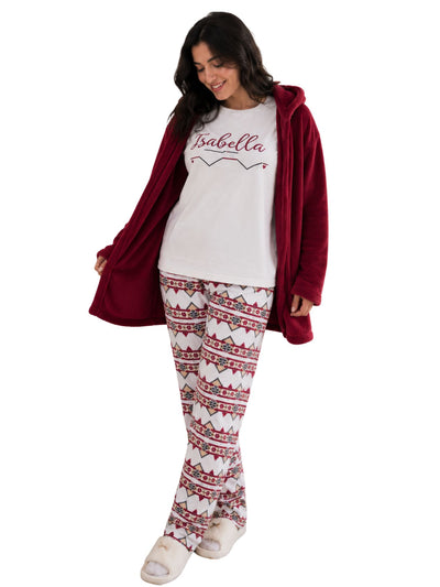 Isabella Women's Cozy 3-Piece Winter Pajama Set