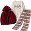 Isabella Women's Cozy 3-Piece Winter Pajama Set