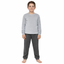 Boys' winter raccoon pajamas