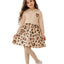 Girls' Winter Leopard Love Dress