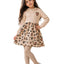 Girls' Winter Leopard Love Dress