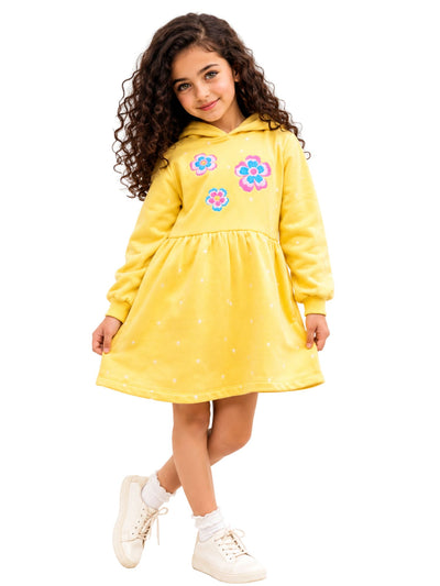 Girls' Sunny Bloom Winter Dress