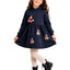 Girls' Floral Charm Winter Dress