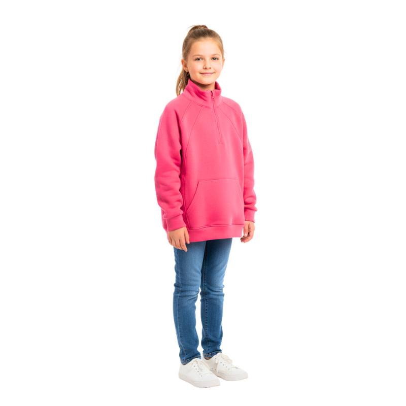 سويت شيرت Quarter Zip شتوي بناتي