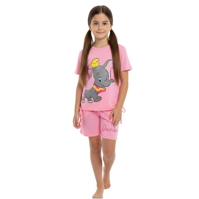 Girls' summer elephant pajamas – cotton hub