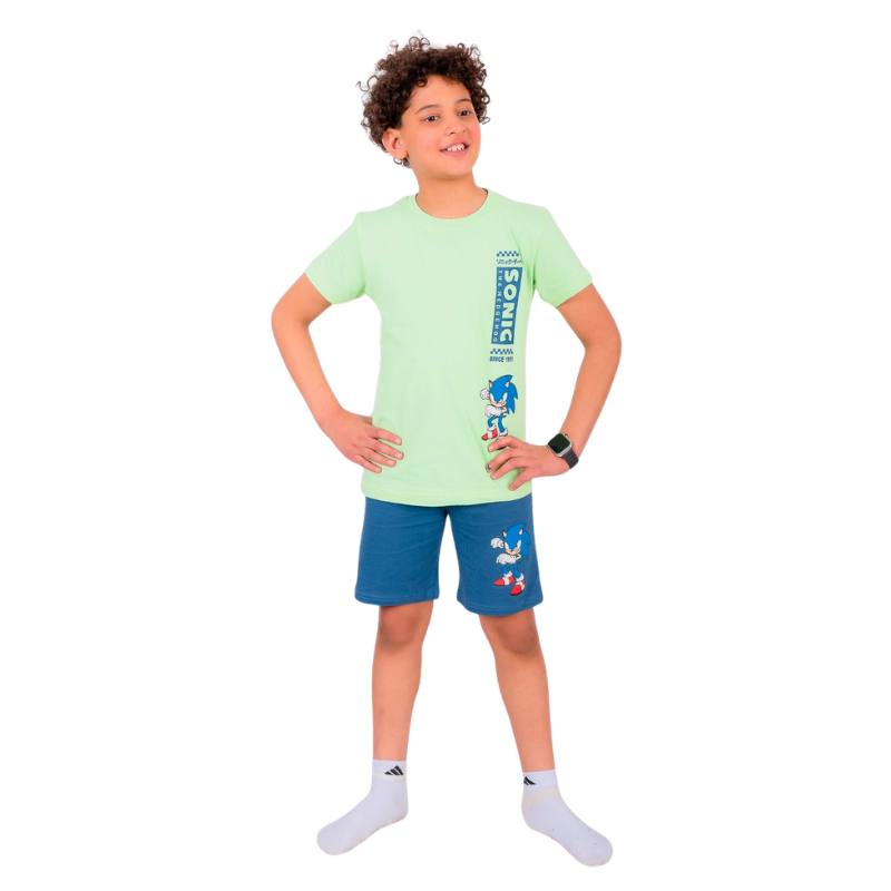 Sonic Cotton Hub Summer Boys' Pajamas