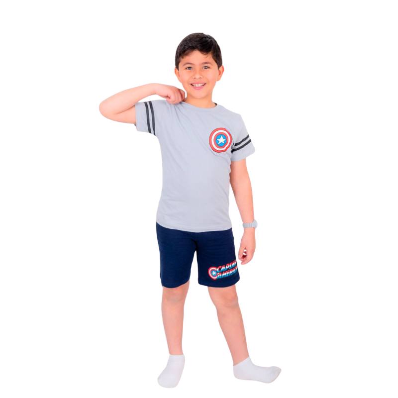 بيجامة كابتن امريكا صيفي أولادي