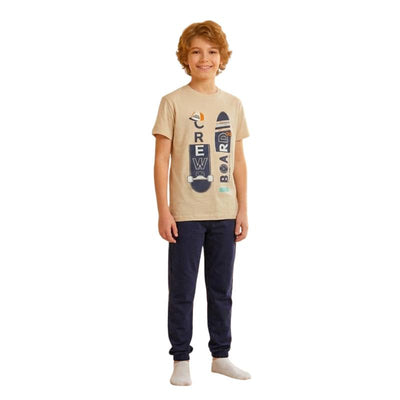 طقم Crew Board صيفي أولادي