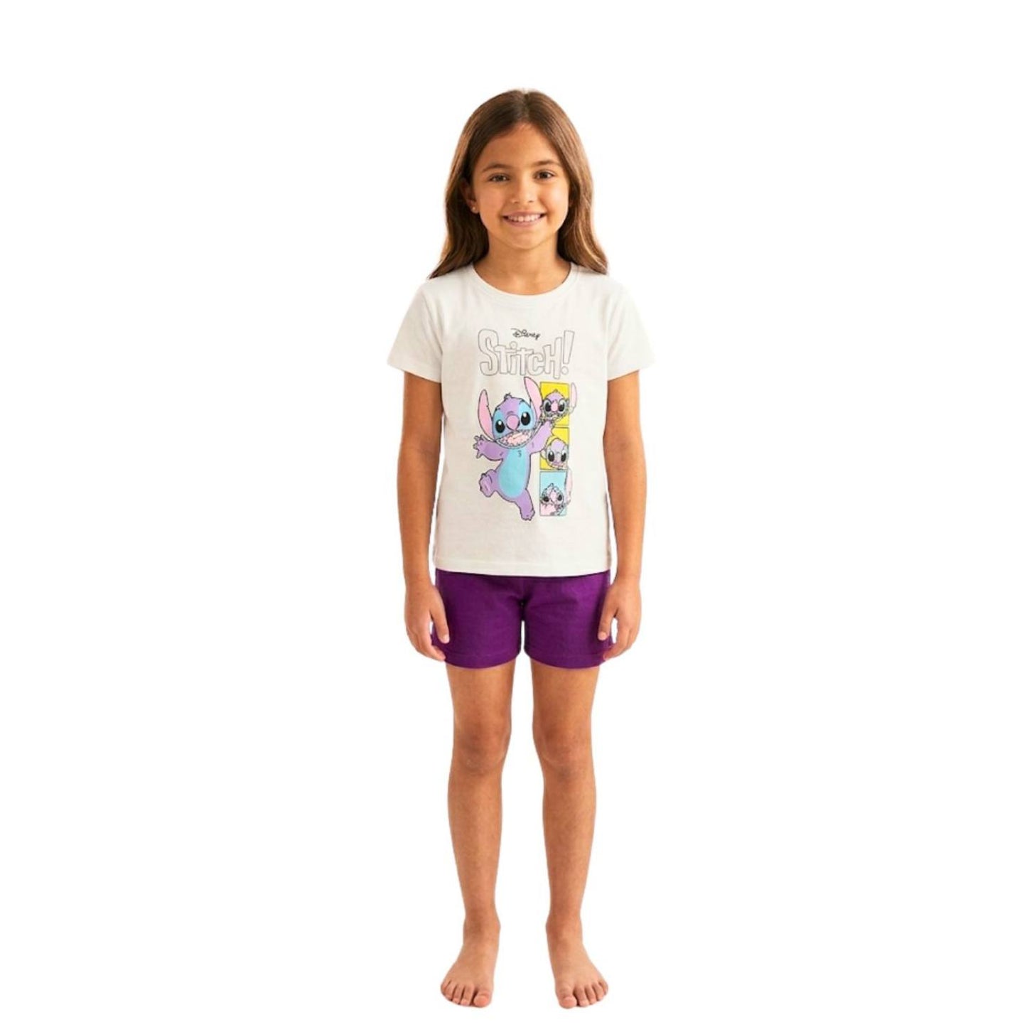 Girls' summer stretch pajamas
