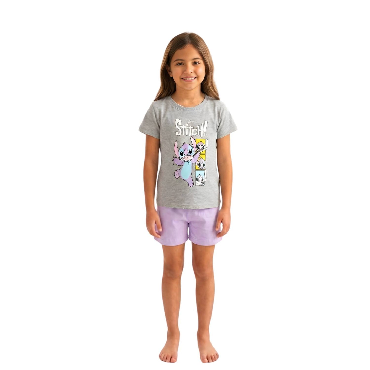 Girls' summer stretch pajamas